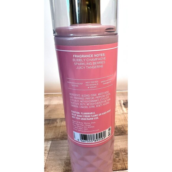 Bath & Body Works Champagne Toast Fine Fragrance Mist 8 Fl Oz Elegant & Fresh Ar - Picture 3 of 3
